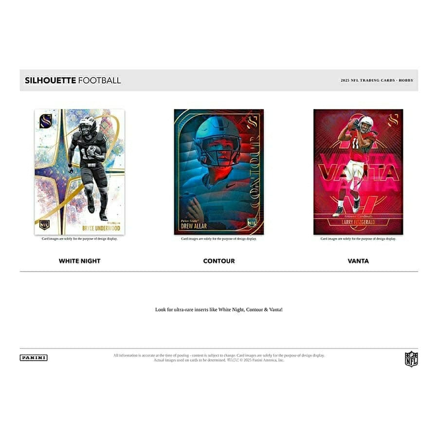 2025 Panini Silhouette Football NFL Hobby Box - Taass sale