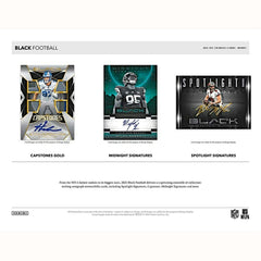 2025 Panini Black Football NFL Hobby Box - Taass on sale