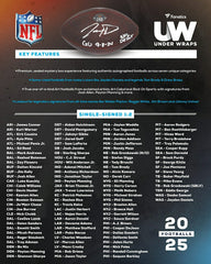 2025 Fanatics Under Wraps NFL Autographed Full Size Football Box - Taass US