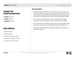 2024 Panini Select Football NFL H2 Box - Taass sale
