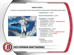 2025 Bowman Draft Baseball MLB Hobby Pack - Taass sale