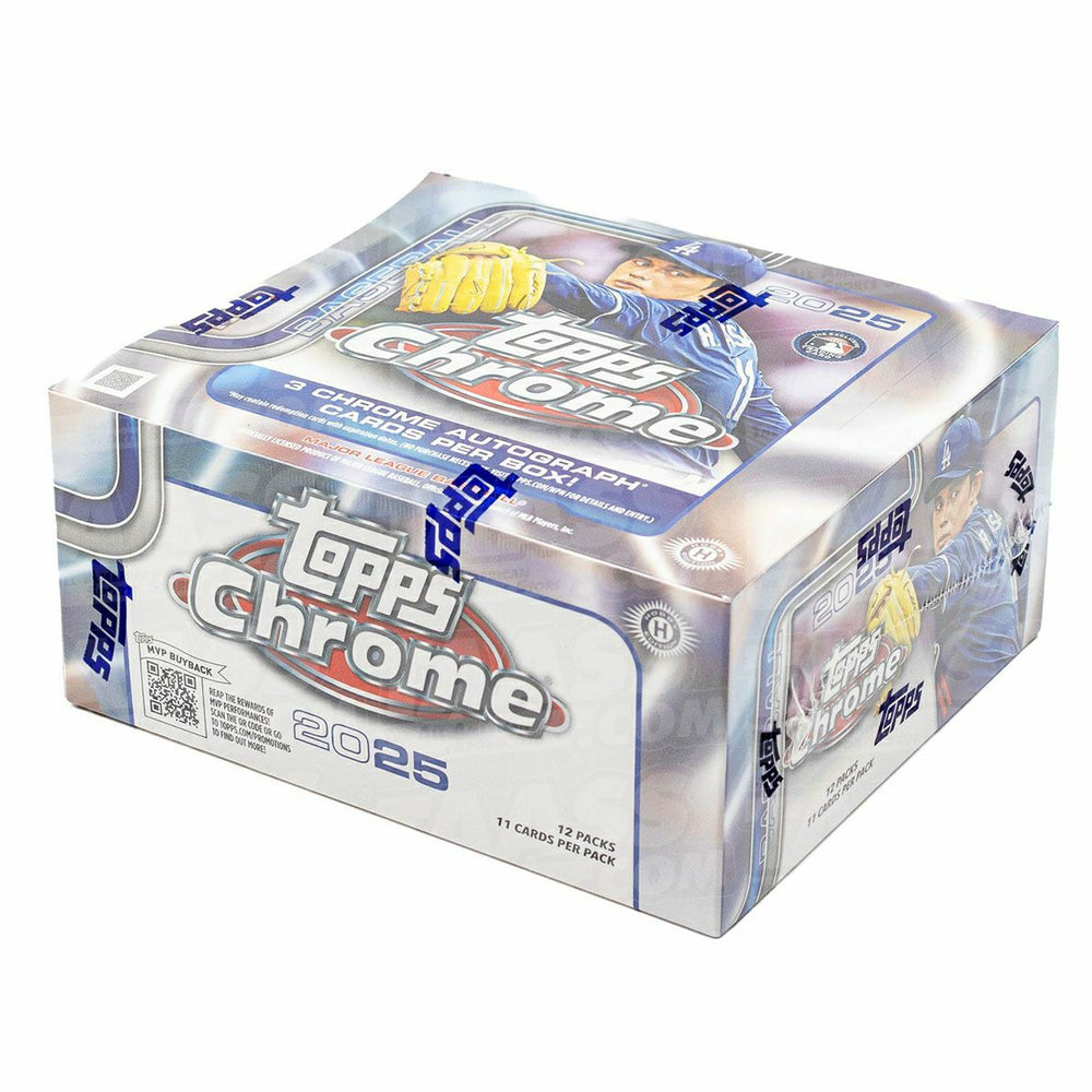 2025 Topps Chrome Baseball MLB Hobby JUMBO Box - Taass US