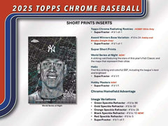 2025 Topps Chrome Baseball MLB Hobby Box - Taass on sale