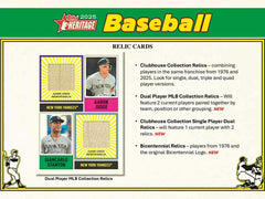 2025 Topps Heritage Baseball MLB Mega Box - Taass sale