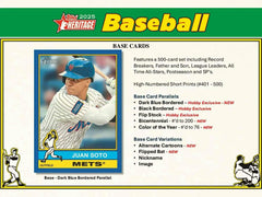 2025 Topps Heritage Baseball MLB Hobby Box - Taass for sale