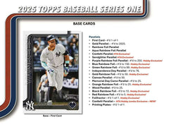 2025 Topps Series 1 Baseball MLB Hobby Jumbo Box - Taass discount