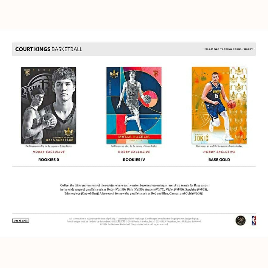 2024/25 Panini Court Kings Basketball NBA Hobby Box - Taass discount
