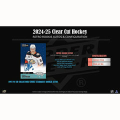 2024/25 Upper Deck Clear Cut Hockey NHL Hobby Box - Taass sale