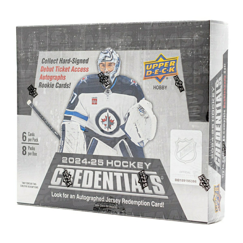 2024/25 Upper Deck Credentials Hockey NHL Hobby Box - Taass Online