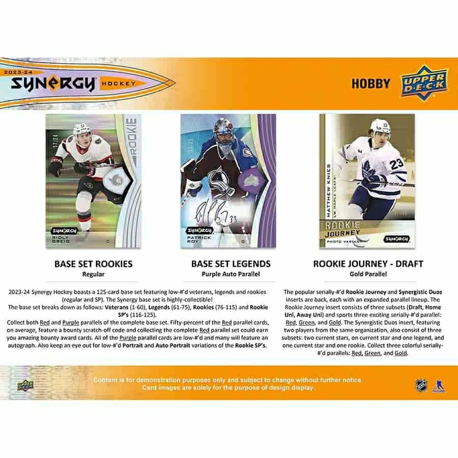 2023/24 Upper Deck Synergy Hockey Hobby Box - Taass US