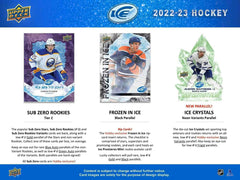 2022/23 Upper Deck Ice NHL Hockey Hobby Box - Taass sale