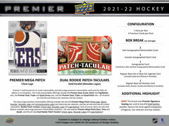 2021/22 Upper Deck Premier Hockey Hobby Box NHL - Taass discount