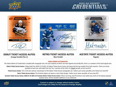 2021/22 Upper Deck Credentials NHL Hockey Hobby Box - Taass outlet
