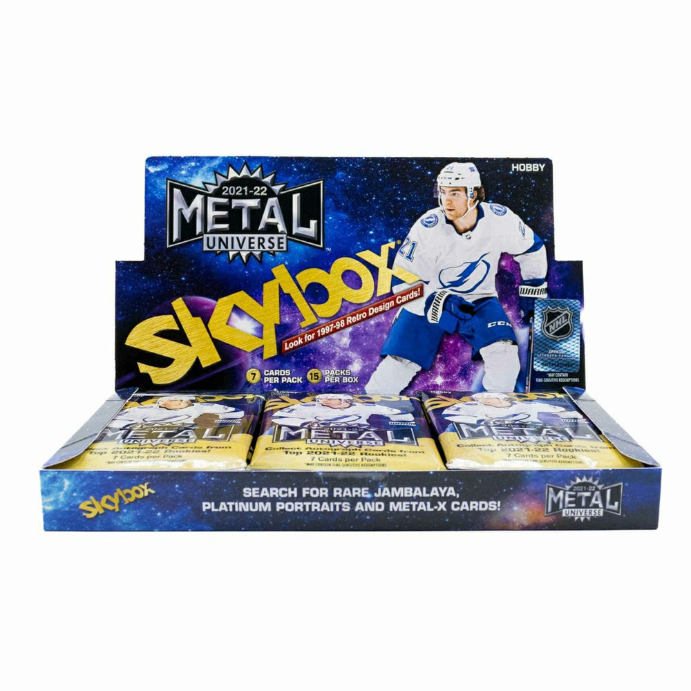 2021/22 Upper Deck Skybox Metal Universe NHL Hockey Booster Pack - Taass sale