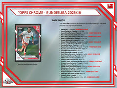 2025/26 Topps Chrome Bundesliga Football Hobby Box - Taass on sale