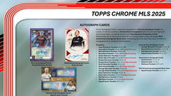 2025 Topps Chrome MLS Soccer Blaster Box - Taass for sale