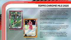 2025 Topps Chrome MLS Soccer Hobby Box - Taass discount