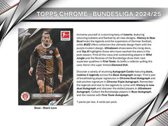2024/25 Topps Chrome Bundesliga Football Blaster Box - Taass US