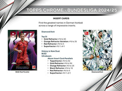 2024/25 Topps Chrome Bundesliga Football Hobby Pack - Taass on sale
