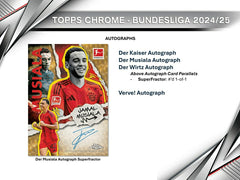 2024/25 Topps Chrome Bundesliga Football Hobby Pack - Taass on sale