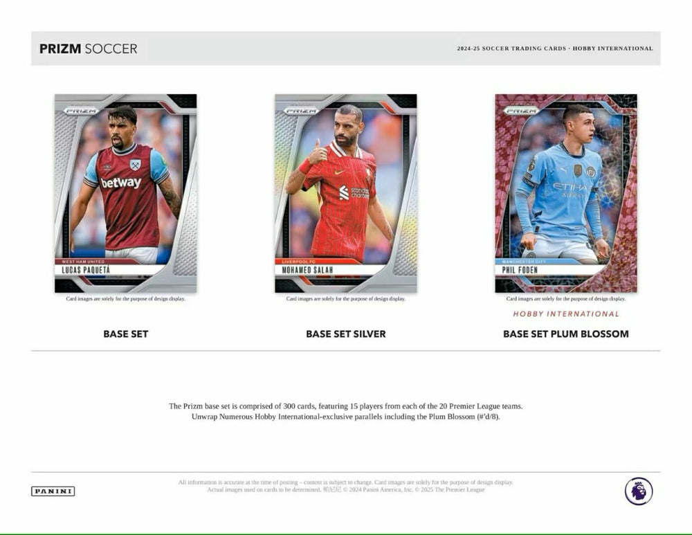 2024/25 Panini Prizm Premier League Soccer EPL International Hobby Box - Taass sale