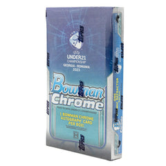 2022 Bowman Chrome Road to 2023 UEFA Under-21 European Championship Football Hobby Box - Taass outlet