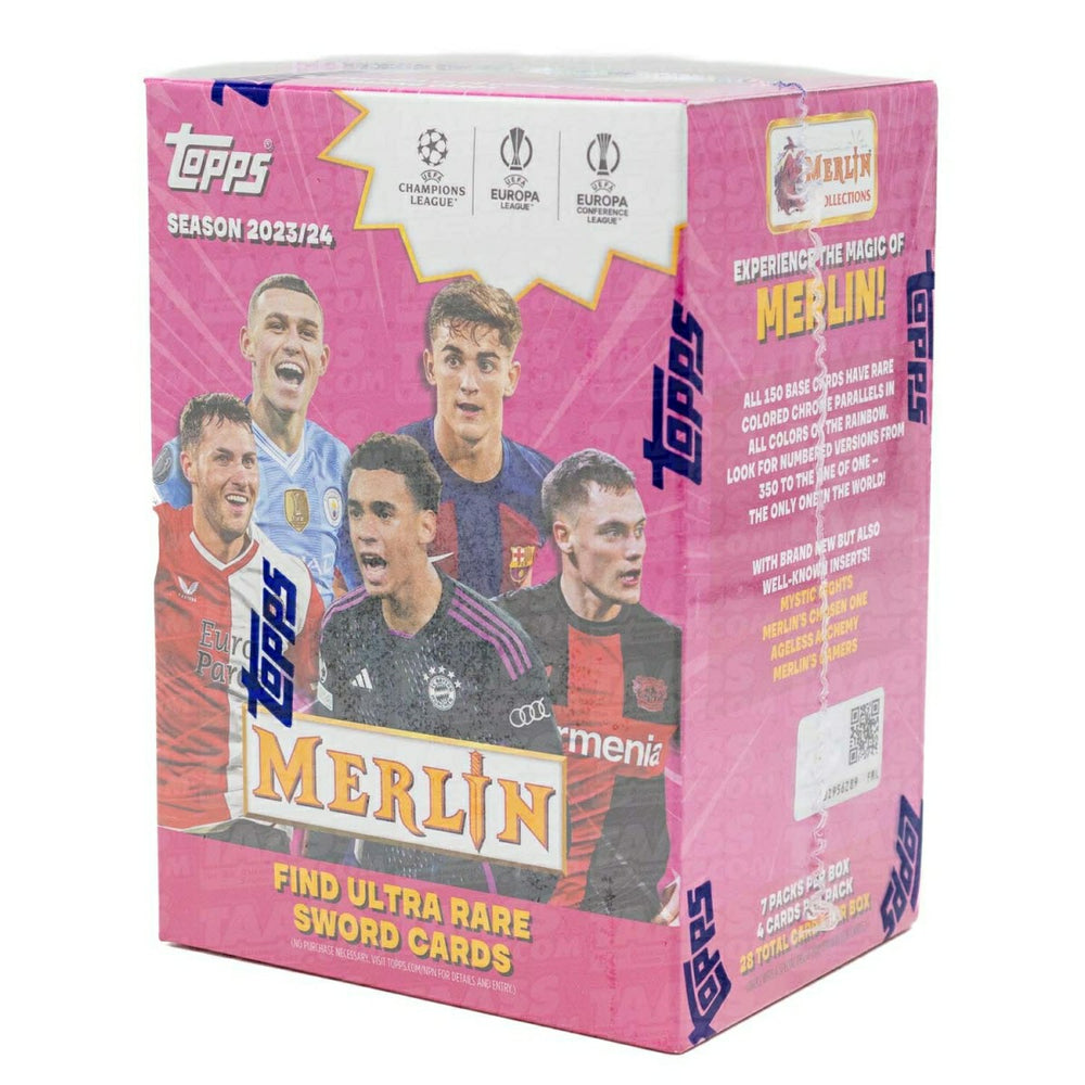 2023/24 Topps Merlin Chrome UEFA Club Competitions Soccer (Fussball) Blaster Box - Taass on sale