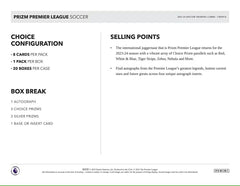 2023/24 Panini Prizm Premier League Soccer EPL Choice Box - Taass outlet