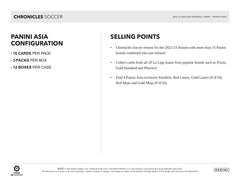 2022/23 Panini Chronicles Soccer Tmall Asia Box - Taass on sale