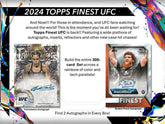2024 Topps Finest UFC Hobby Box - Taass on sale