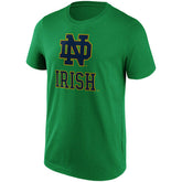 Notre Dame Fighting Irish Primary Logo NCAA T-Shirt Green - Taass outlet