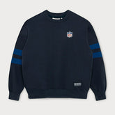 Benjamin als Footballer L&L '96 Crew Box NFL Sweater Navy - Taass US