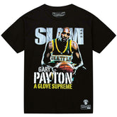 Gary Payton Seattle SuperSonics Slam Cover NBA T-Shirt Black - Taass discount