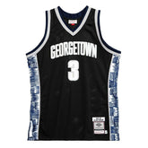 Allen Iverson #3 Georgetown Hoyas 1995-96 Swingman NCAA Jersey Black - Taass for sale