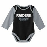 Las Vegas Raiders Born to Play NFL Baby Bodysuit Set (2-Piece) - Taass for sale