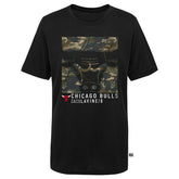 Chicago Bulls Zach Lavine Camo Logo NBA T-Shirt Black - Taass Online