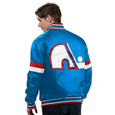 Quebec Nordiques Starter Vintage Diveplay NHL Varsity Jacket - Taass on sale