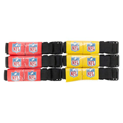 Wilson NFL Flag Football Kit 6 Belts (Red/Yellow) - Taass for sale