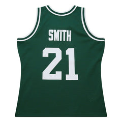 Steve Smith #21 Michigan State Spartans 1990-91 Mitchell & Ness Swingman NCAA Jersey Green - Taass outlet
