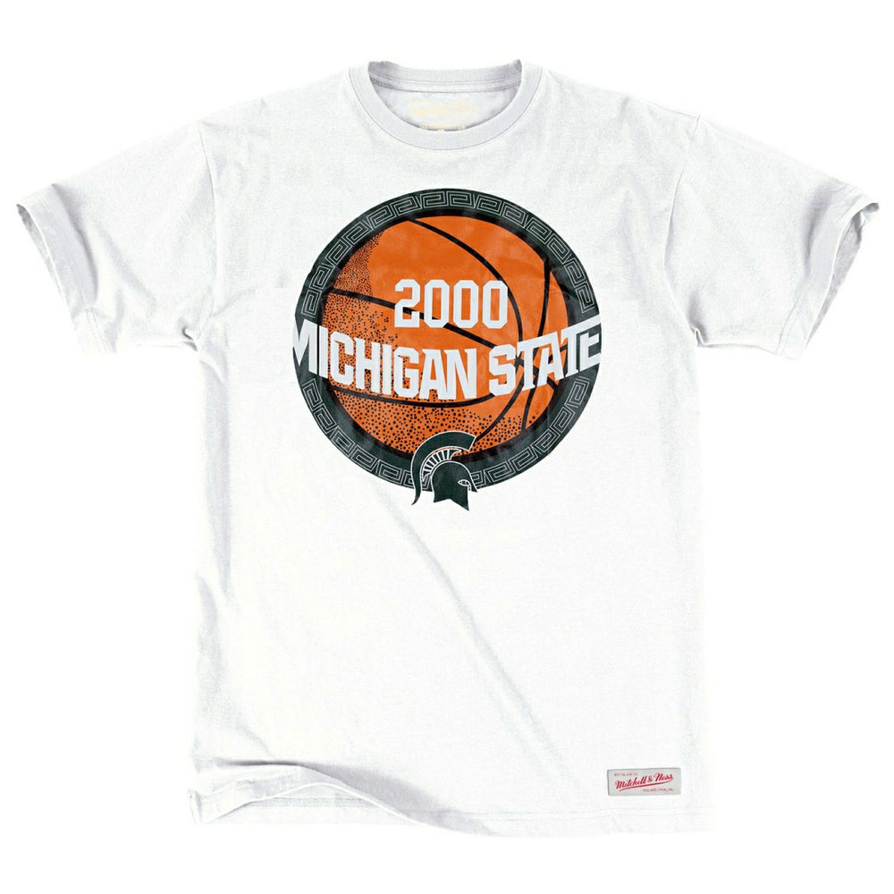 Michigan State Spartans 2000 March Madness NCAA T-Shirt White - Taass discount