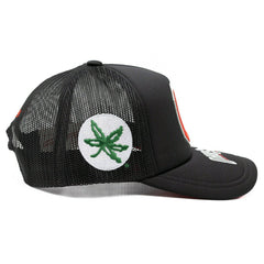 Ohio State Buckeyes Origins Mitchell & Ness NCAA Trucker Cap Black - Taass US