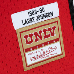 Larry Johnson #4 UNLV Rebels 1989-90 Mitchell & Ness Swingman NCAA Jersey Red - Taass for sale