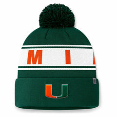 Miami Hurricanes Wraparound NCAA Knit Hat Green - Taass for sale