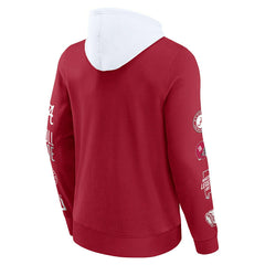 Alabama Crimson Tide Colorblock Badge NCAA Hoodie - Taass Online