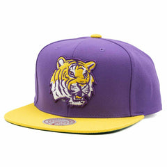 LSU Tigers Team Tone Mitchell & Ness Original Fit Snapback NCAA Cap - Taass sale