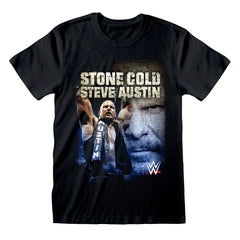 Stone Cold Steve Austin Photo WWE T-Shirt Black - Taass Online