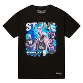 Stone Cold Steve Austin Icy Mitchell & Ness WWE Legend T-Shirt Black - Taass sale