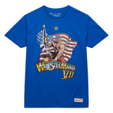 WrestleMania VII Hulk Hogan Mitchell & Ness WWE T-Shirt Blue - Taass outlet