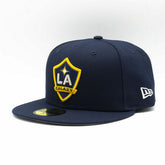 LA Galaxy Team Logo New Era 59FIFTY Fitted MLS Cap - Taass discount