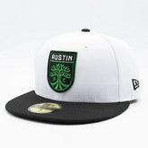 Austin FC Team Logo New Era 59FIFTY Fitted MLS Cap - Taass discount